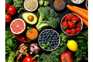 Fruit and vegetable arrangement