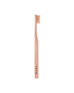FETE Medium Toothbrush Natural Adult with natural bristles
