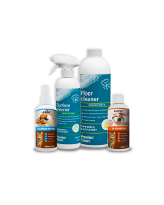 Provilan Allergy Bundle for Pets, Allergen free spray, Surface cleaner, Floor cleaner & Shampoo