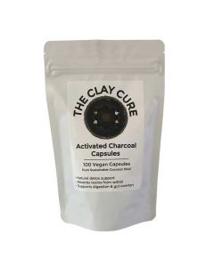 The Clay Cure Activated Charcoal Capsules Main