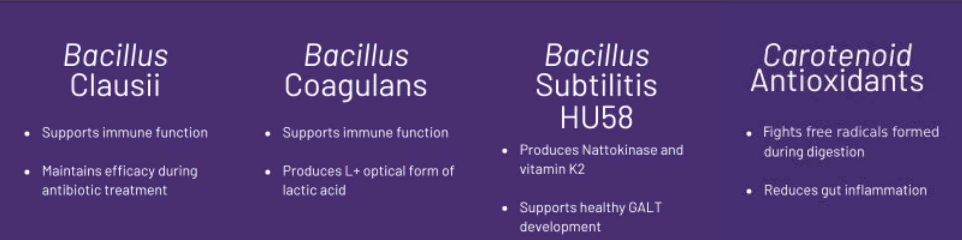 Sporebiotics probiotic summary