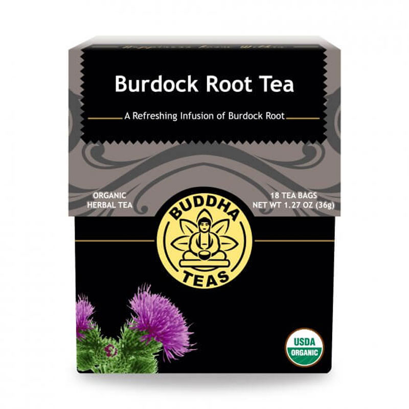 Buddha Teas Organic Burdock Root Tea 18 bags Totally Healthful