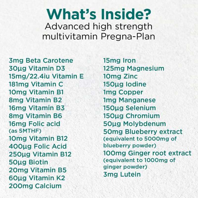 Cytoplan Pregna-Plan Pregnancy Multi Vitamin - Image 4