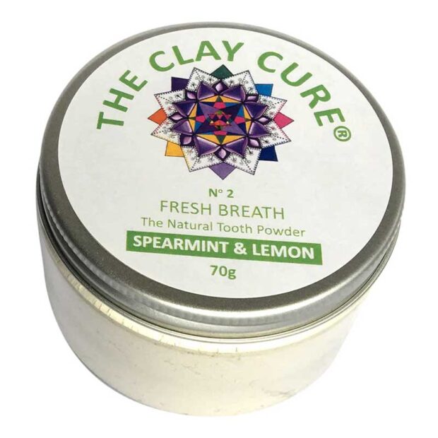 The Clay Cure Spearmint & Lemon Tooth Powder