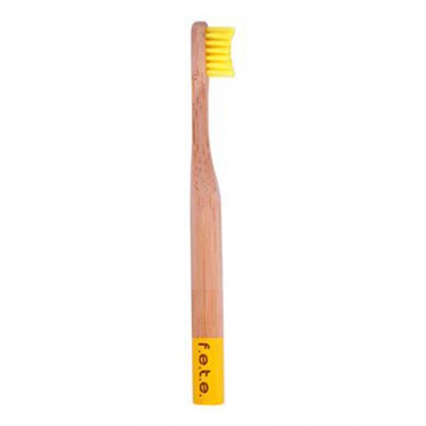 fete-soft-childrens-bamboo-toothbrush-yellow