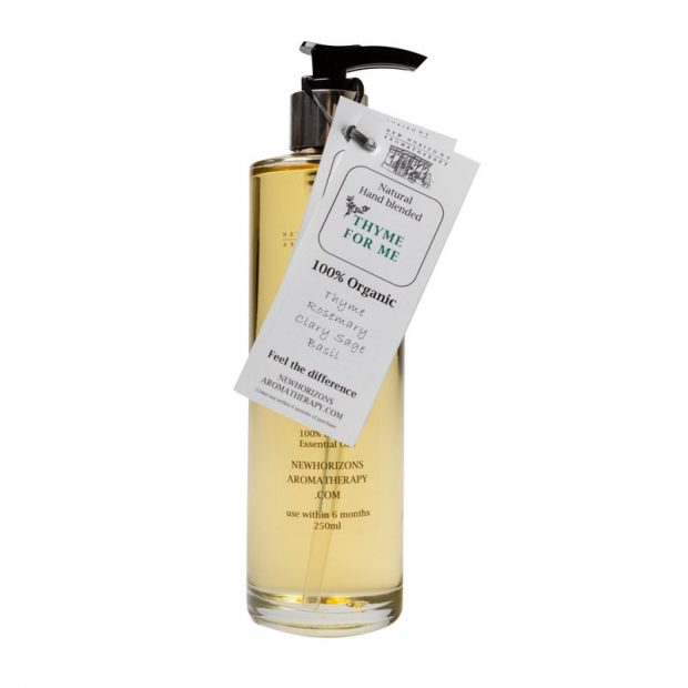 New Horizons Aromatherapy Bath Oil Thyme for Me (250ml) Totally