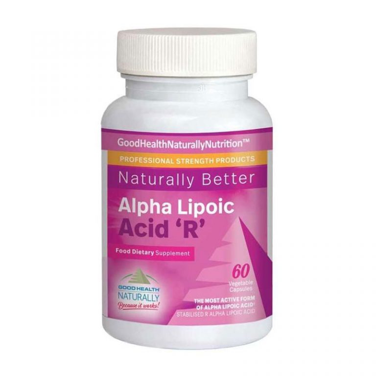 Good Health Naturally Alpha Lipoic Acid R 60 capsules Totally Healthful