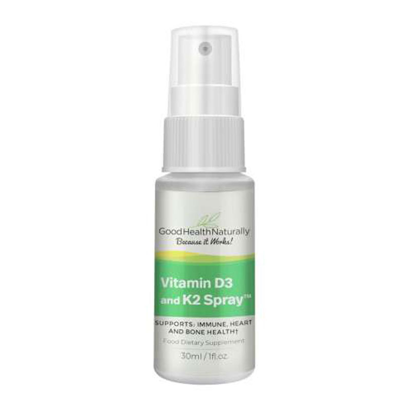 Good Health Naturally Vitamin D3 & K2 Sublingual Spray 30ml BBD June