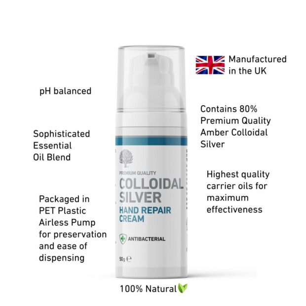 Natures Greatest Secret Colloidal Silver Hand Repair Cream - 50g - Image 2