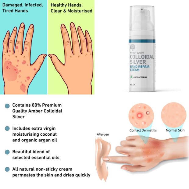 Natures Greatest Secret Colloidal Silver Hand Repair Cream - 50g - Image 3