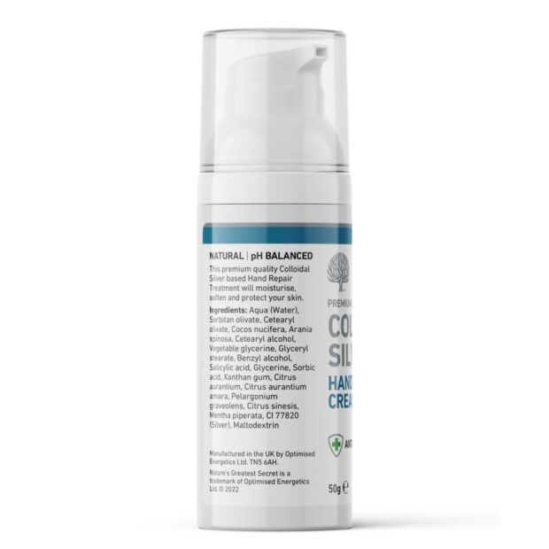 Natures Greatest Secret Colloidal Silver Hand Repair Cream - 50g - Image 5