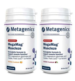 Metagenics MegaMag Muscleze Magnesium Glycinate Powder 30 Servings