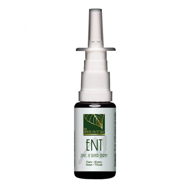 The Health Factory ENT Zinc & Silver Spray Totally Healthful