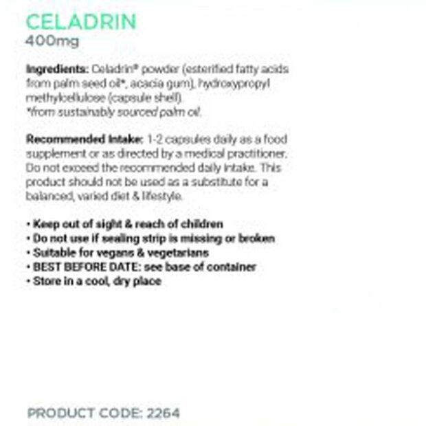 Cytoplan Celadrin Label 2