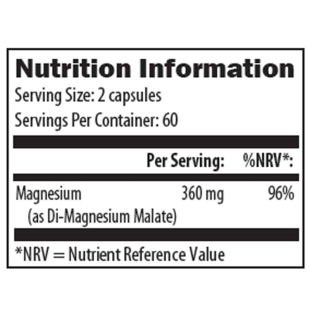 designs-for-health-magnesium-malate-120-capsules-label