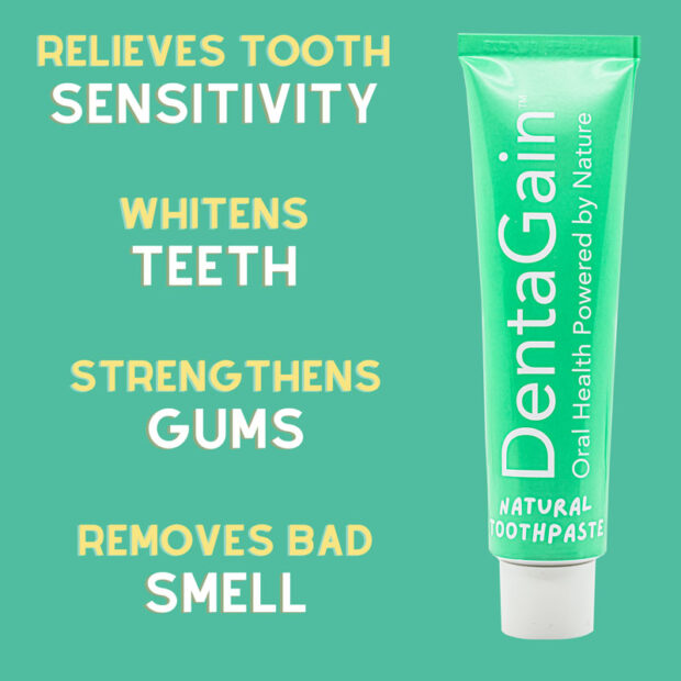 ToxaPrevent DentaGain Natural & Sensitive Toothpaste 75ml - Image 4