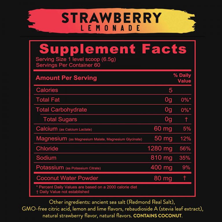 Redmond ReLyte Electrolyte Mix (Strawberry Lemonade) 390g Totally