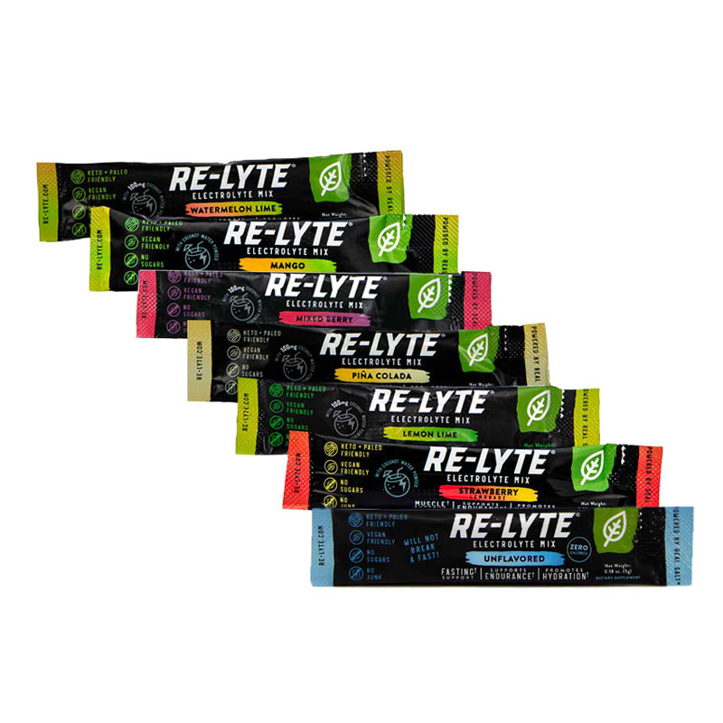 Redmond ReLyte Electrolyte Mix Stick Variety Pack 7 Sachets Totally