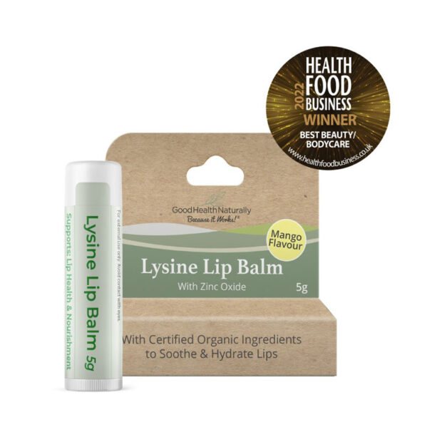 Good Health Naturally Lysine Lip Balm 5g BBD JULY 2024 Totally