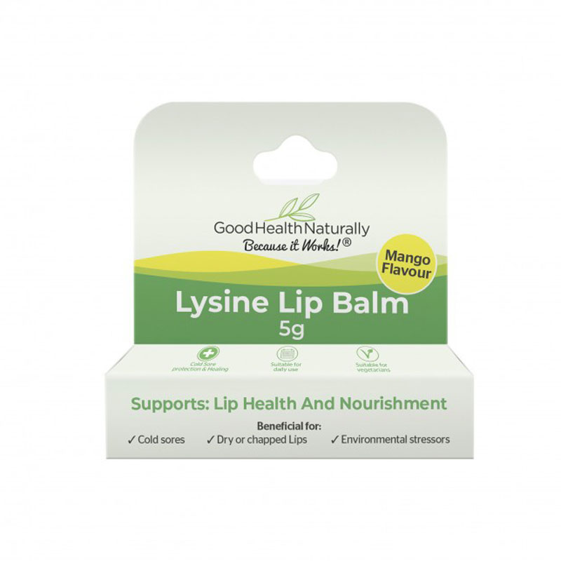 Good Health Naturally Lysine Lip Balm 5g Totally Healthful
