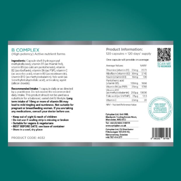 cytoplan B Complex Label