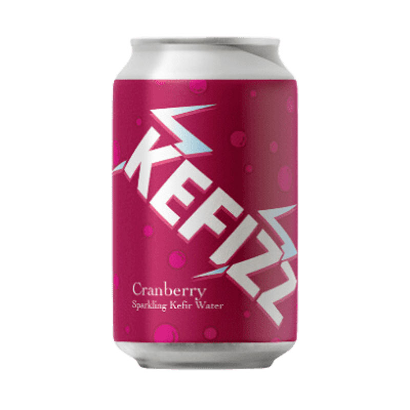 Kefizz Sparkling Kefir Water Cranberry 330ml Totally Healthful