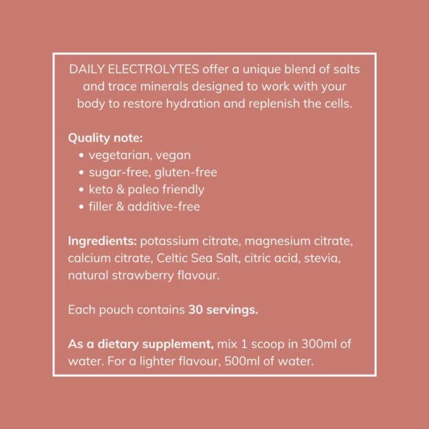Made by Daily Electrolyte Wild Strawberry